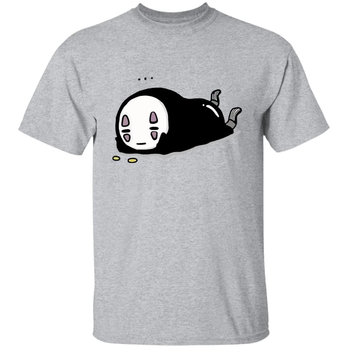 No Face Kaonashi Lying T Shirt 19 No Face Kaonashi Lying T Shirt - Image 17