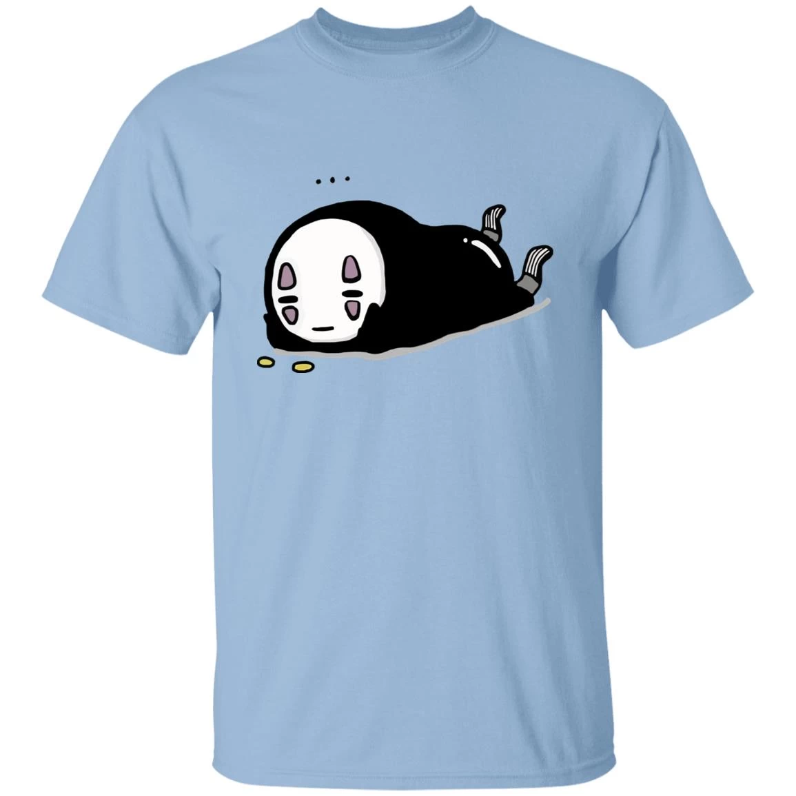No Face Kaonashi Lying T Shirt 3 No Face Kaonashi Lying T Shirt