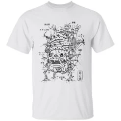 Howl’s Moving Castle Sketch T Shirt