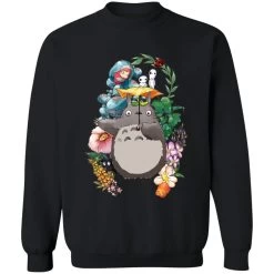 Totoro Umbrella And Friends Sweatshirt 29 Totoro Umbrella And Friends Sweatshirt -Ghibli Shop redirect12122021041203 2 1