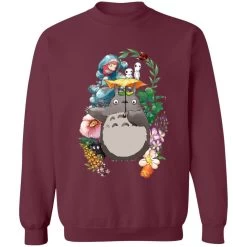 Totoro Umbrella And Friends Sweatshirt 23 Totoro Umbrella And Friends Sweatshirt -Ghibli Shop redirect12122021041203 3