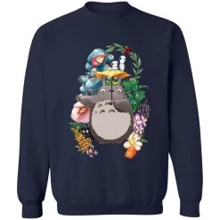 Totoro Umbrella And Friends Sweatshirt 24 Totoro Umbrella And Friends Sweatshirt -Ghibli Shop redirect12122021041203 4