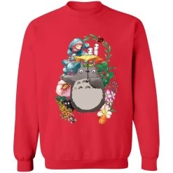 Totoro Umbrella And Friends Sweatshirt 35 Totoro Umbrella And Friends Sweatshirt -Ghibli Shop redirect12122021041203 5 1