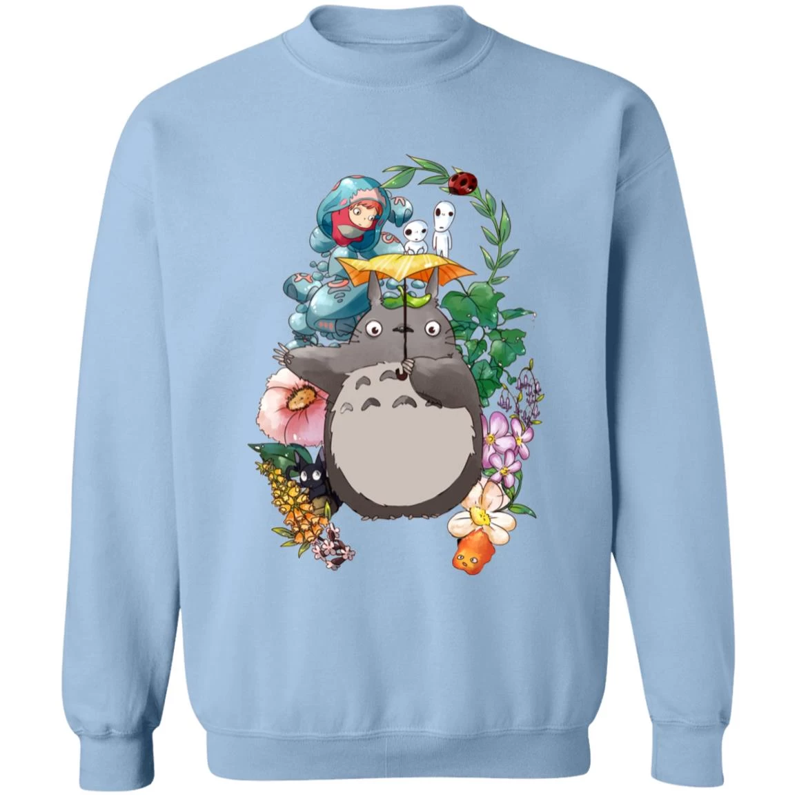 Totoro Umbrella And Friends Sweatshirt 10 Totoro Umbrella And Friends Sweatshirt - Image 8
