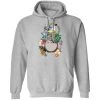 Totoro Umbrella And Friends Hoodie