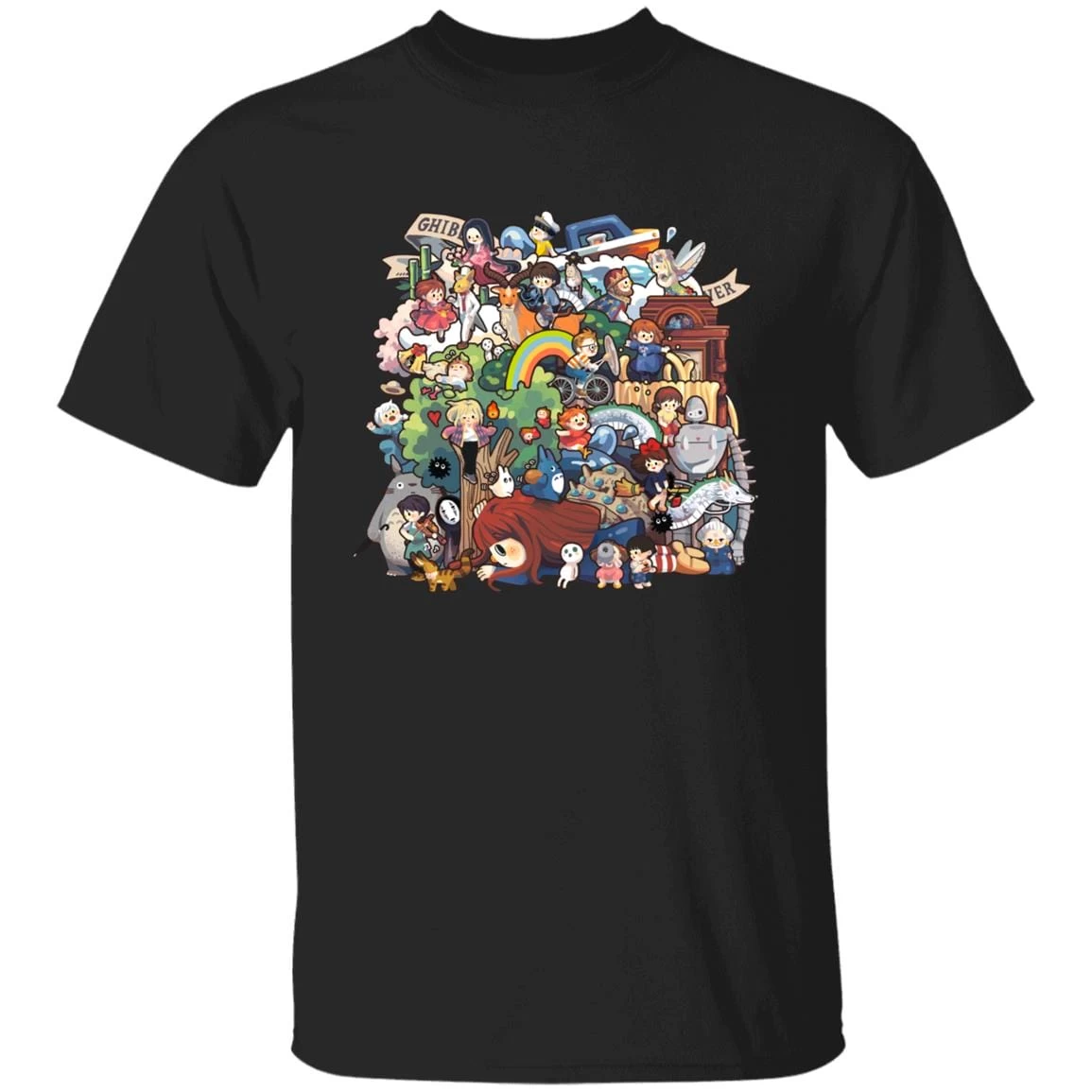Ghibli Studio All Characters T Shirt 12 Ghibli Studio All Characters T Shirt - Image 10