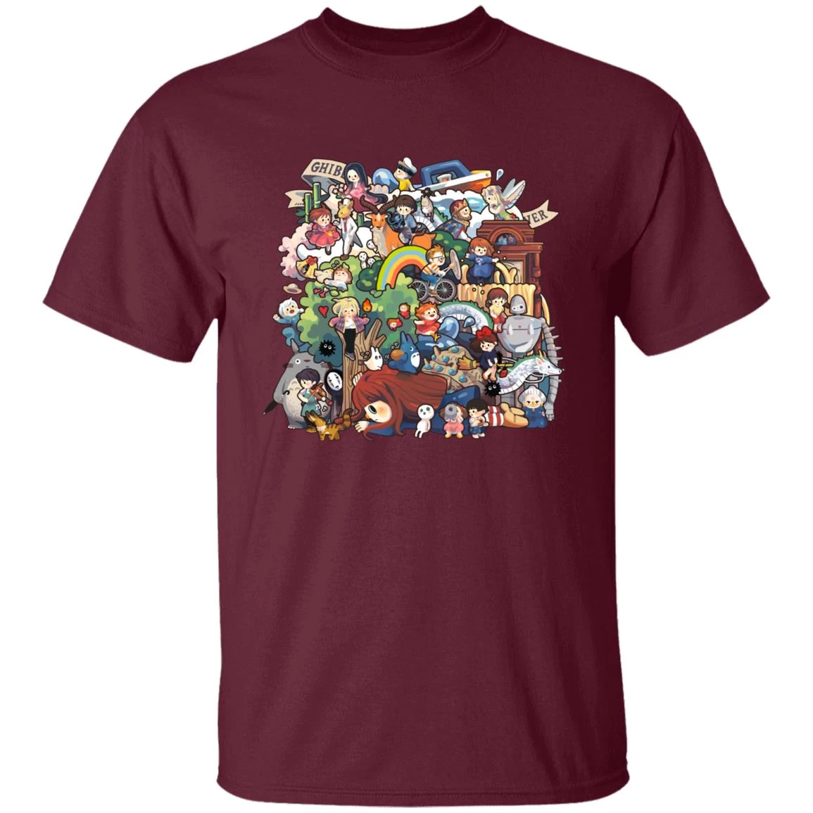 Ghibli Studio All Characters T Shirt 8 Ghibli Studio All Characters T Shirt - Image 6