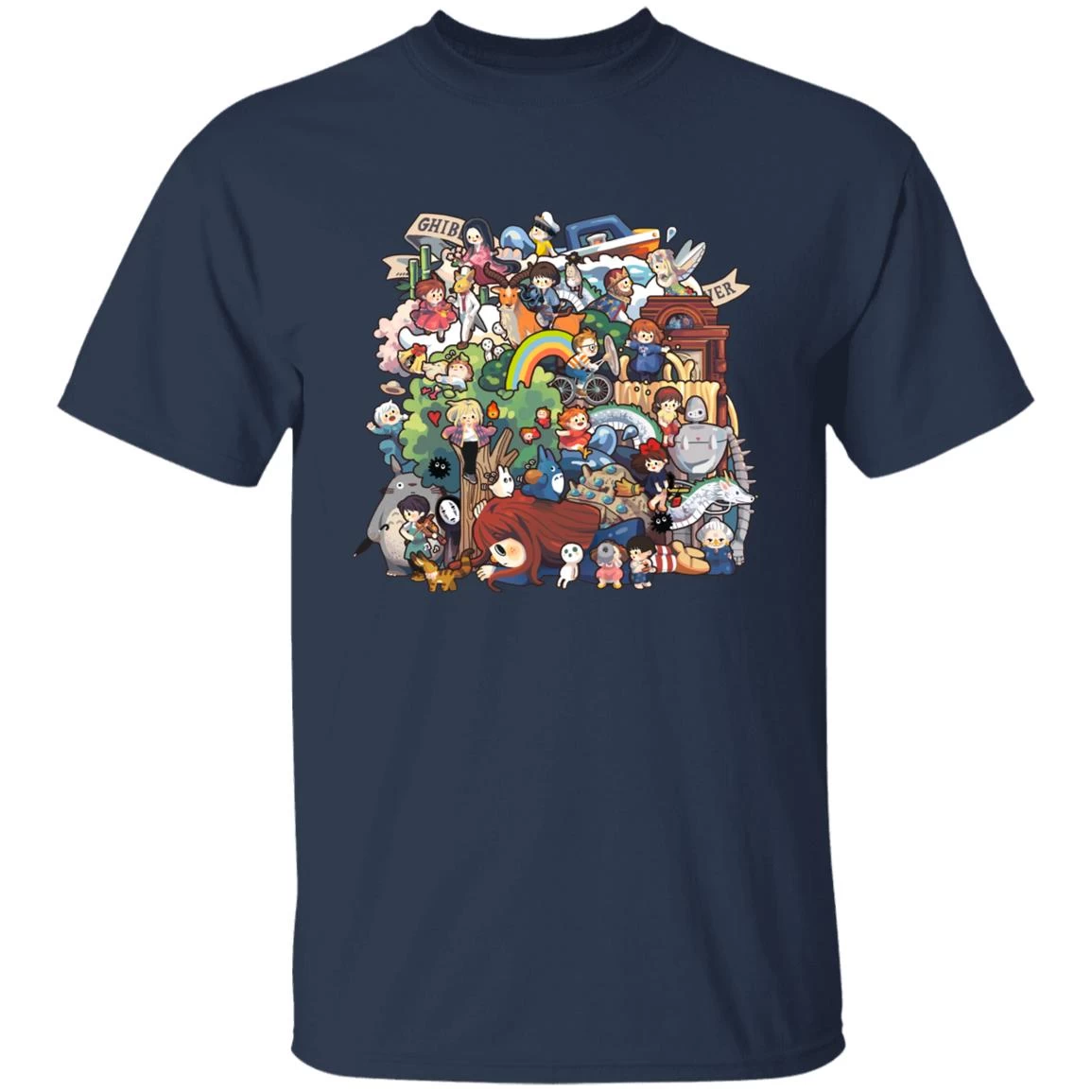 Ghibli Studio All Characters T Shirt 9 Ghibli Studio All Characters T Shirt - Image 7