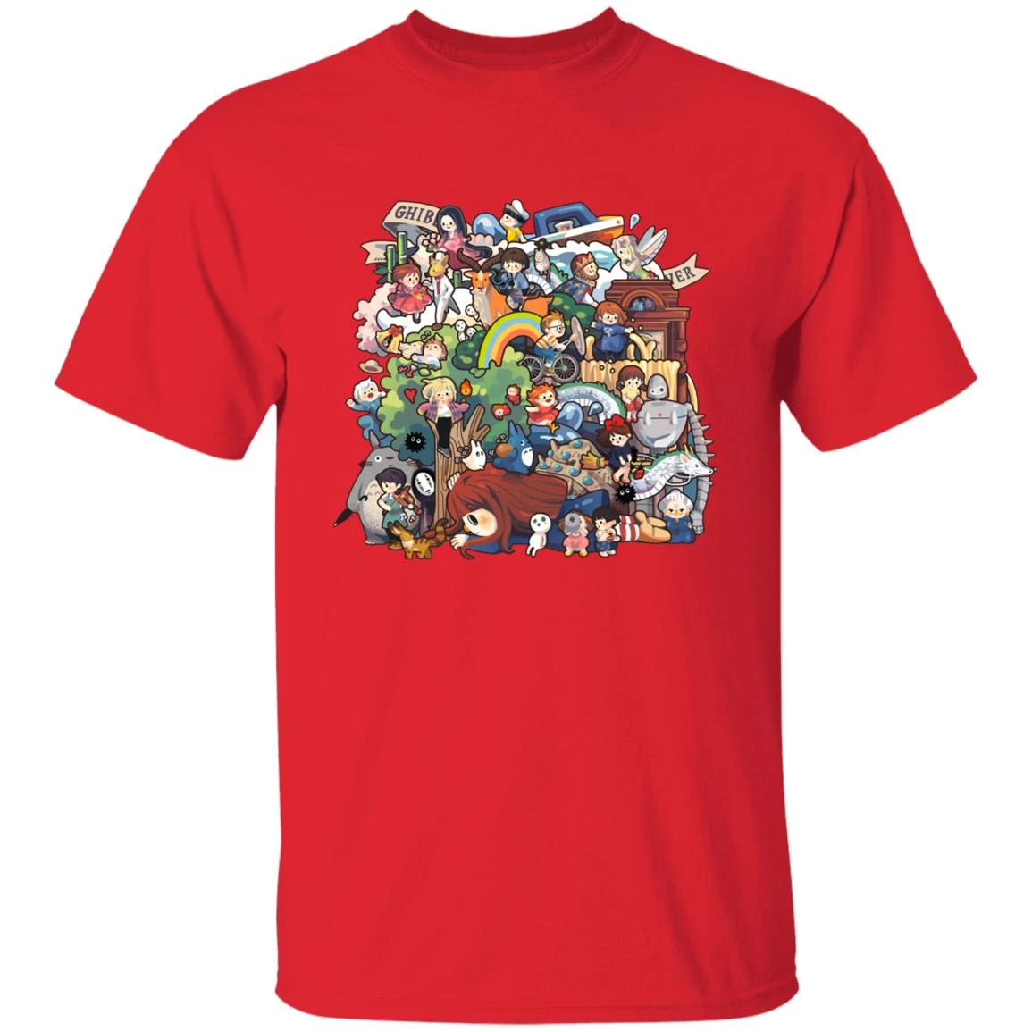 Ghibli Studio All Characters T Shirt 18 Ghibli Studio All Characters T Shirt - Image 16