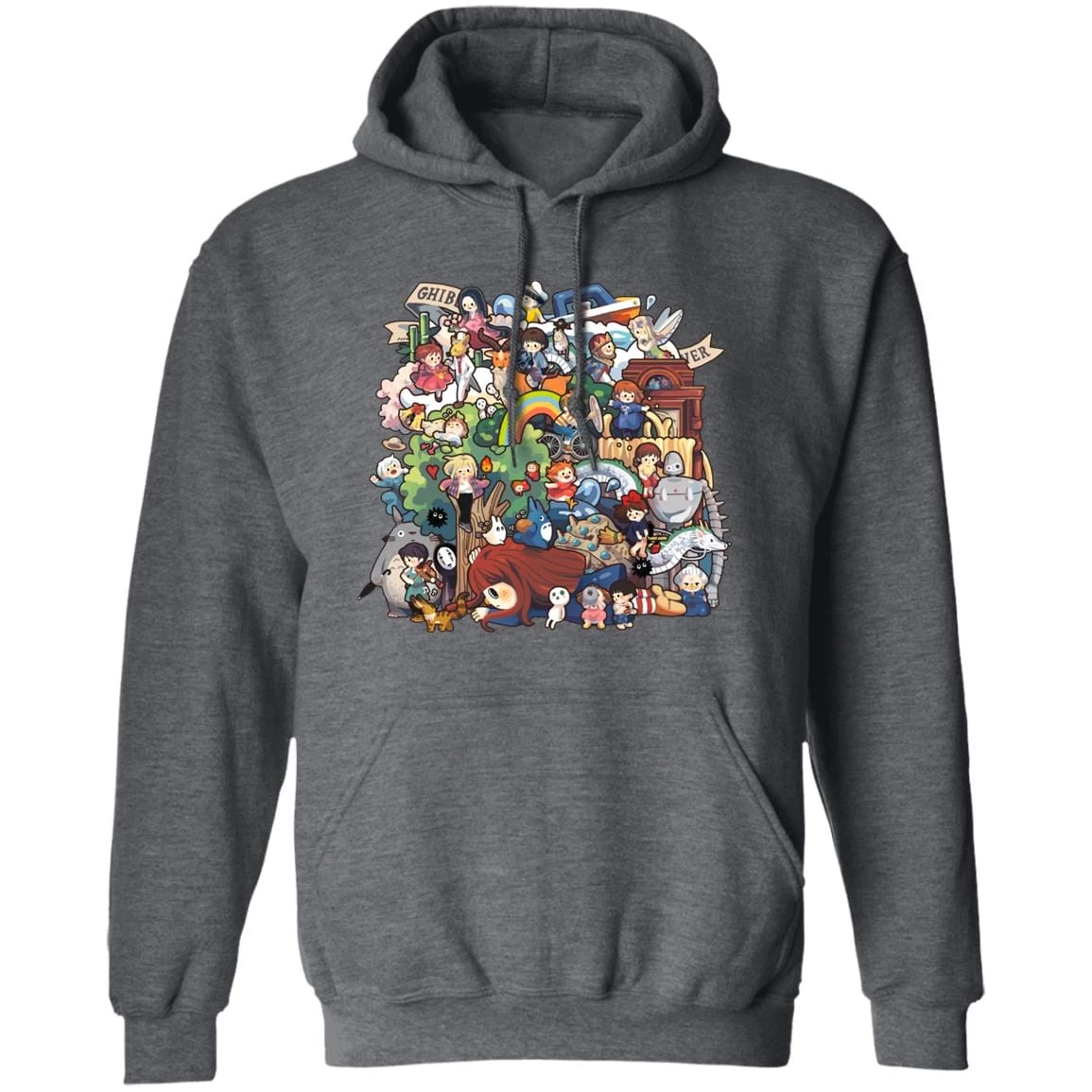 Ghibli Studio All Characters Hoodie 7 Ghibli Studio All Characters Hoodie - Image 5