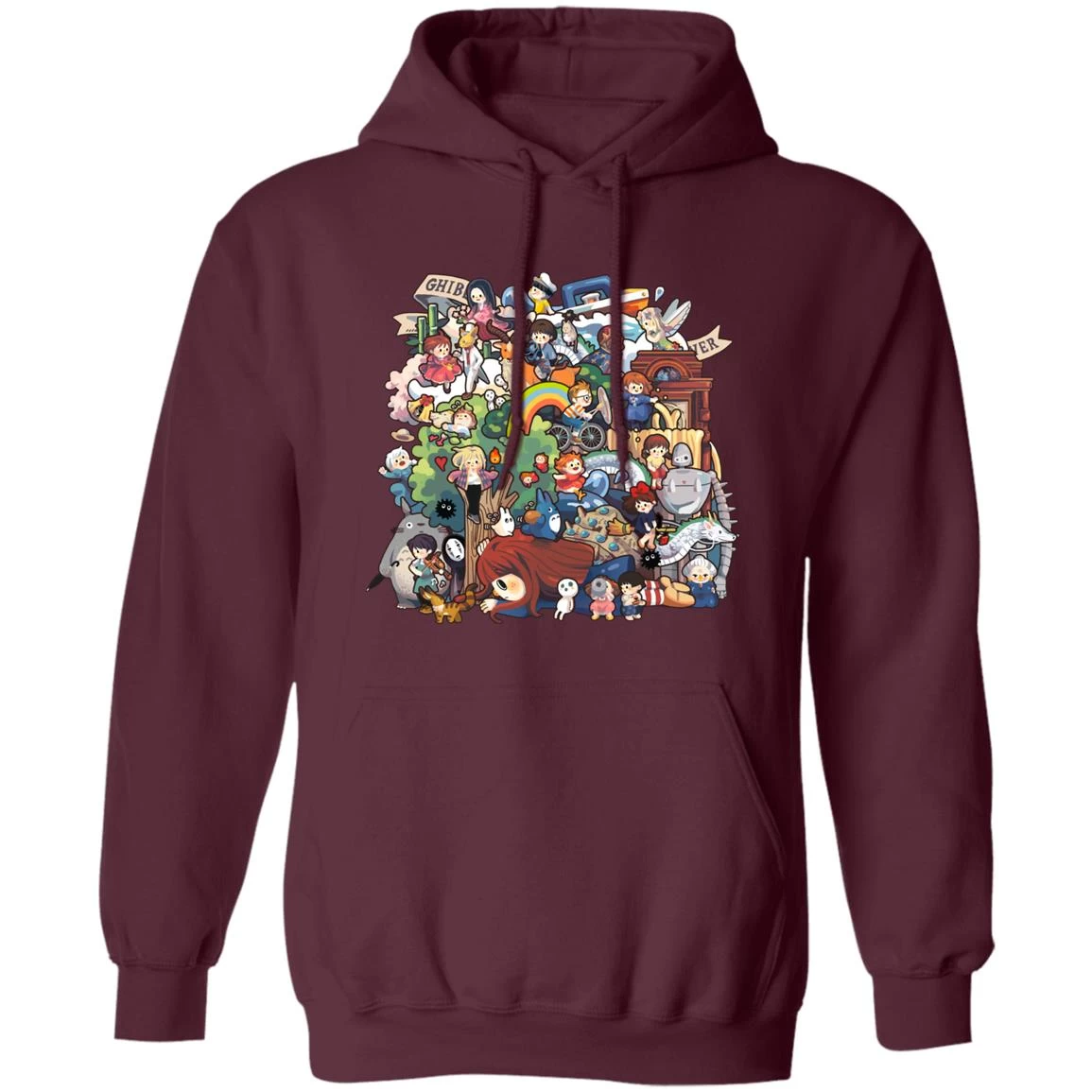 Ghibli Studio All Characters Hoodie 16 Ghibli Studio All Characters Hoodie - Image 14