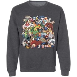 Ghibli Studio All Characters Sweatshirt -Ghibli Shop redirect12122021051219