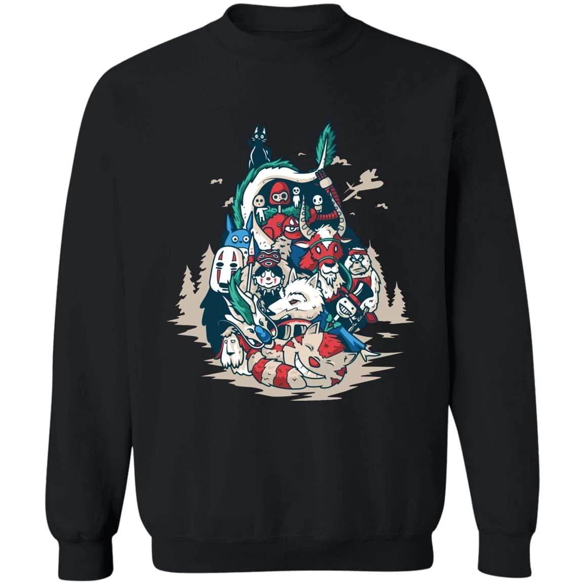 Ghibli Universe In Totoro Shape Sweatshirt 5 Ghibli Universe In Totoro Shape Sweatshirt - Image 3