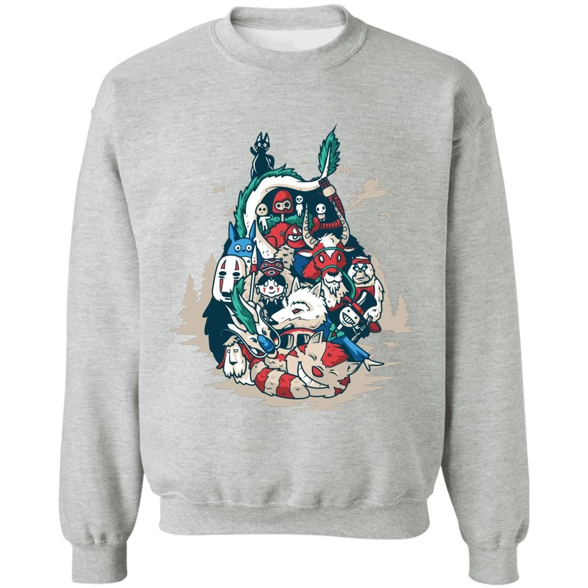 Ghibli Universe In Totoro Shape Sweatshirt 19 Ghibli Universe In Totoro Shape Sweatshirt - Image 17