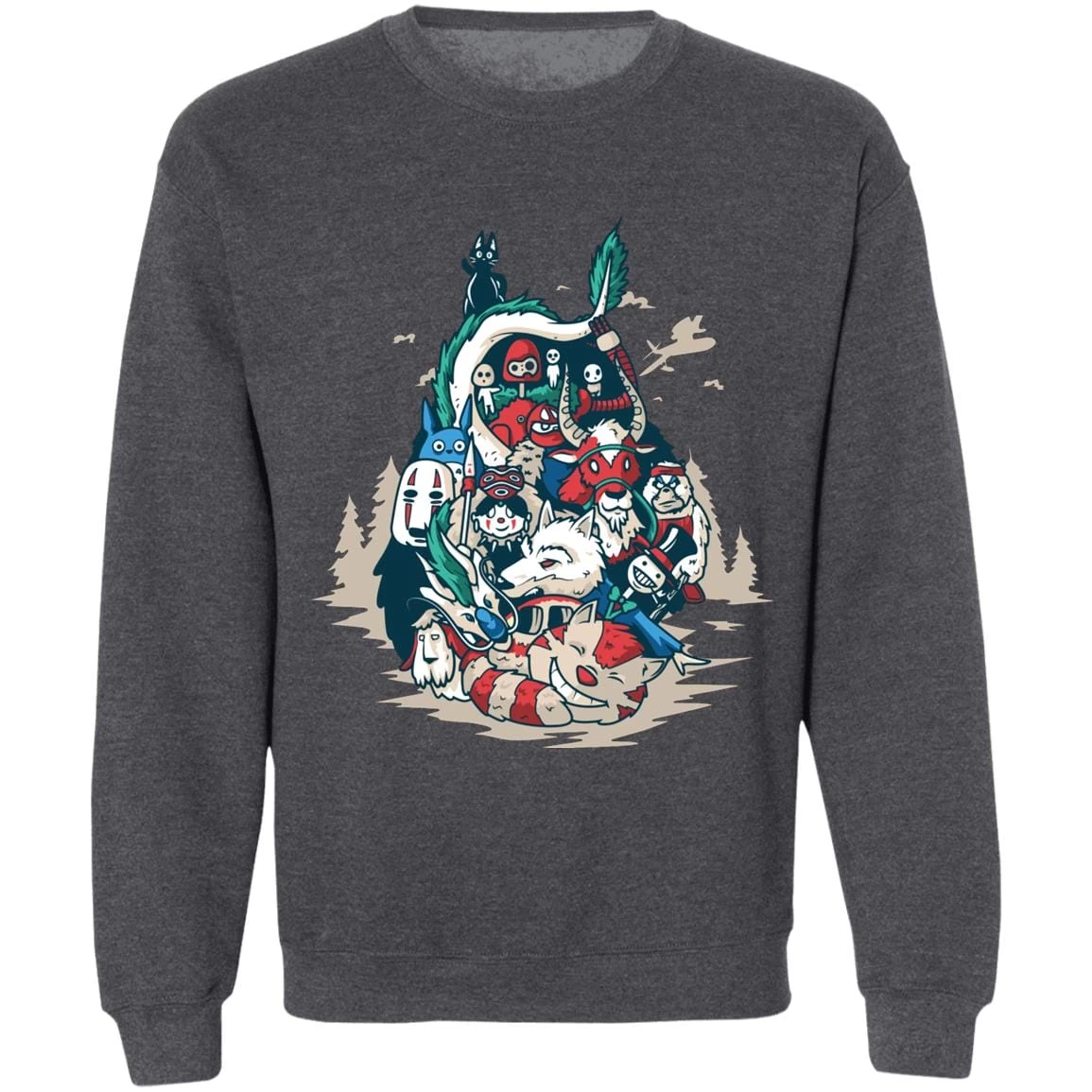 Ghibli Universe In Totoro Shape Sweatshirt 9 Ghibli Universe In Totoro Shape Sweatshirt - Image 7