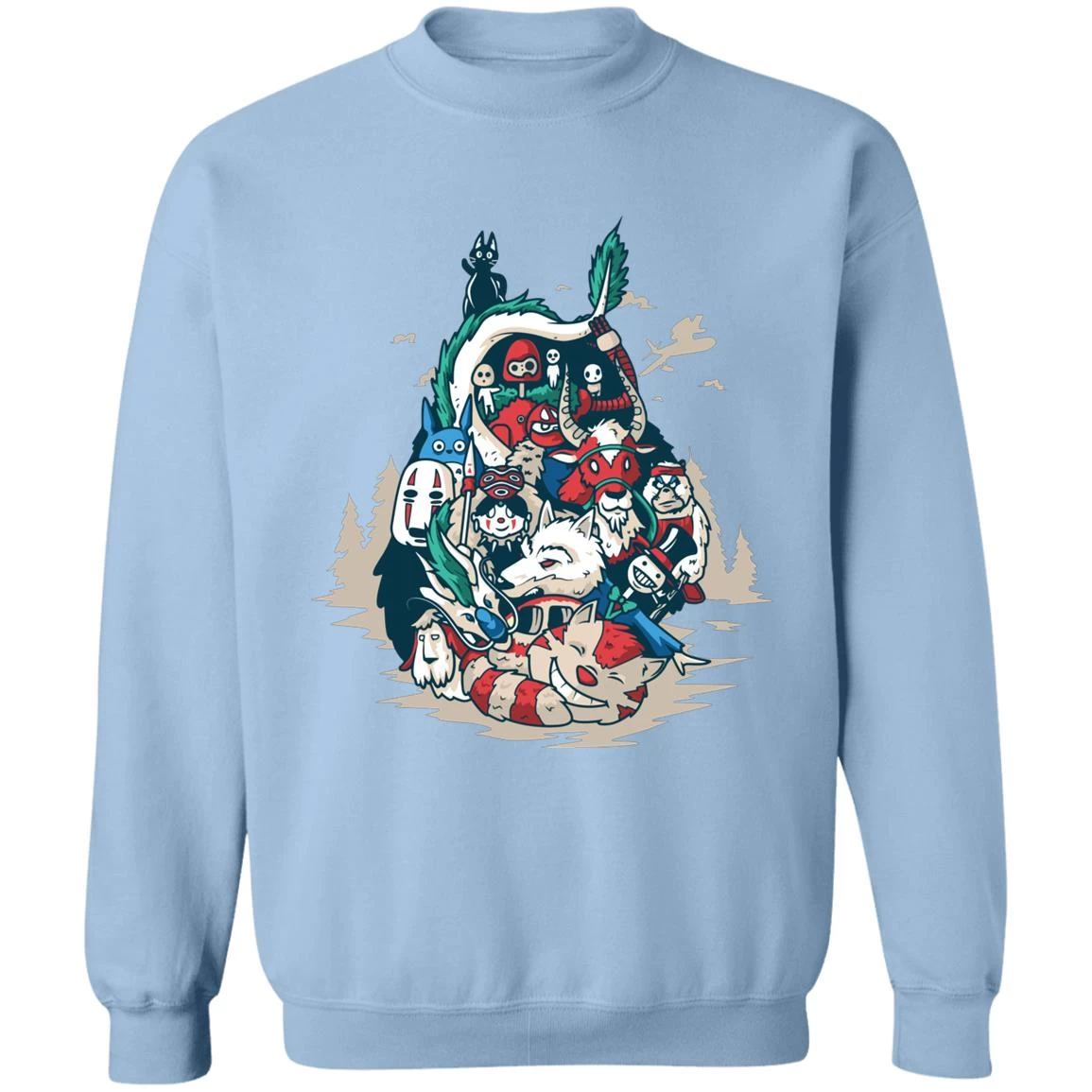 Ghibli Universe In Totoro Shape Sweatshirt 14 Ghibli Universe In Totoro Shape Sweatshirt - Image 12