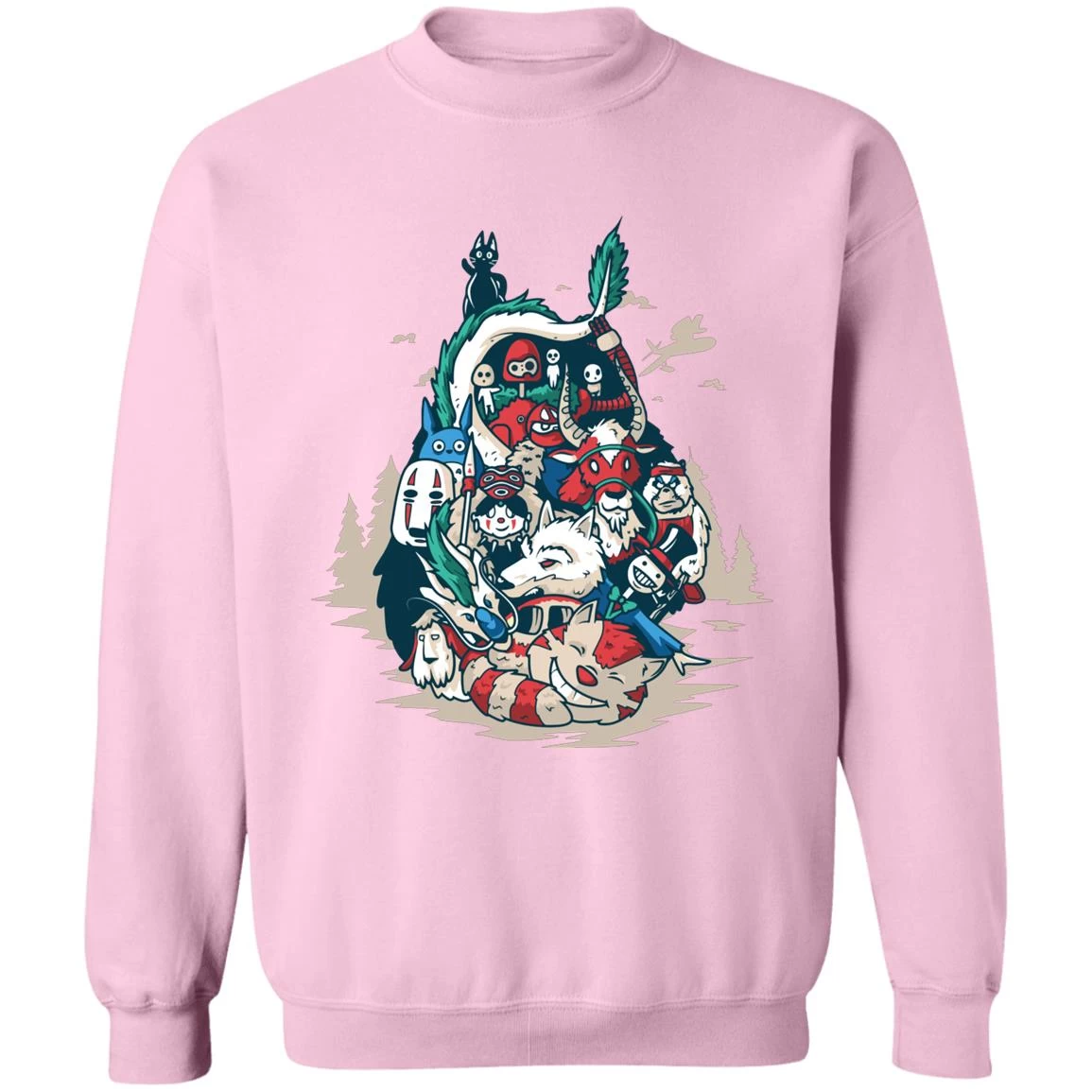 Ghibli Universe In Totoro Shape Sweatshirt 11 Ghibli Universe In Totoro Shape Sweatshirt - Image 9
