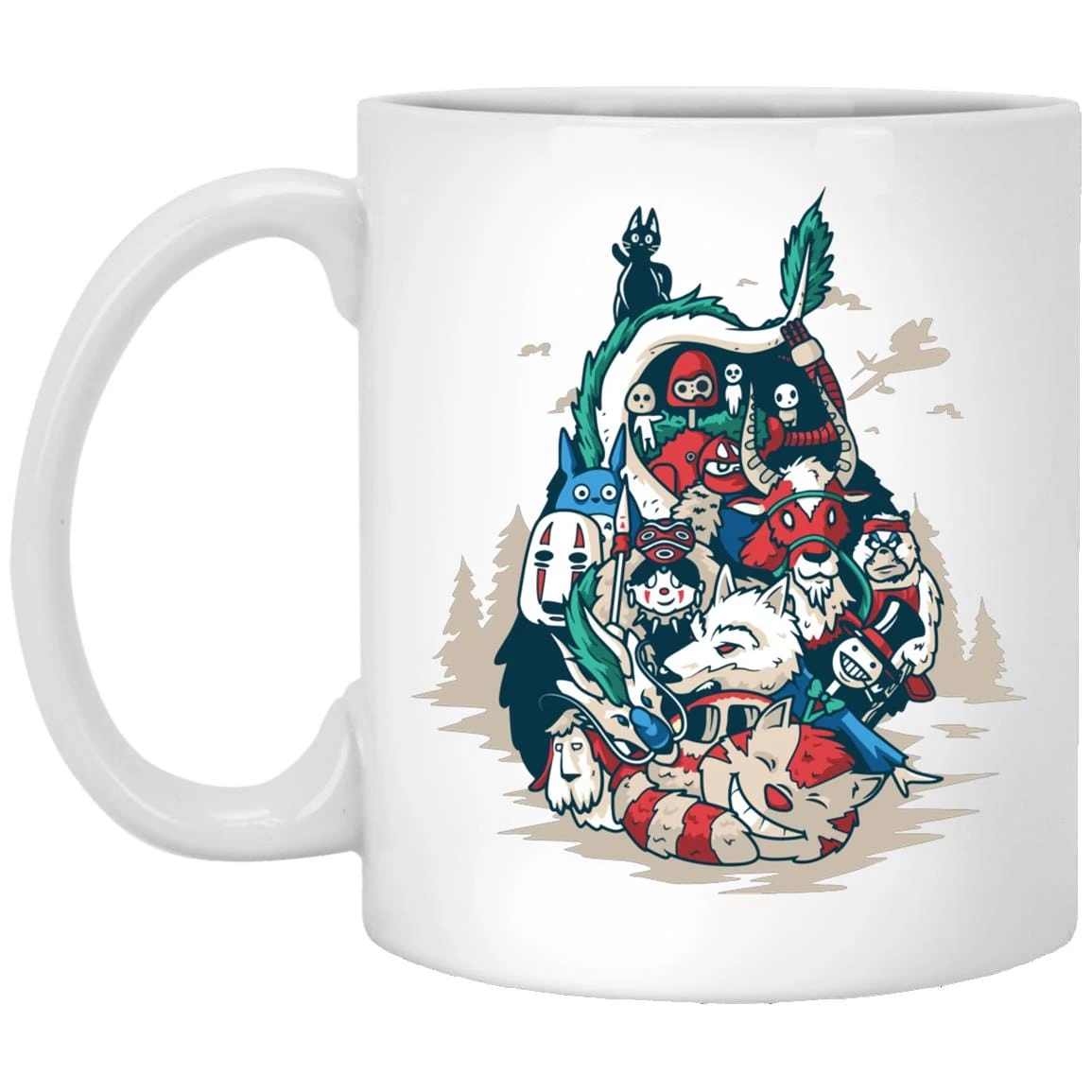 Ghibli Universe In Totoro Shape Mug 3 Ghibli Universe In Totoro Shape Mug