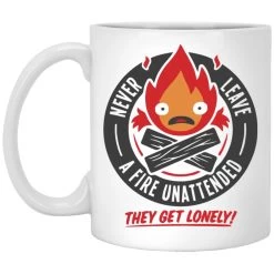 Howl’s Moving Castle – Never Leave A Fire Mug