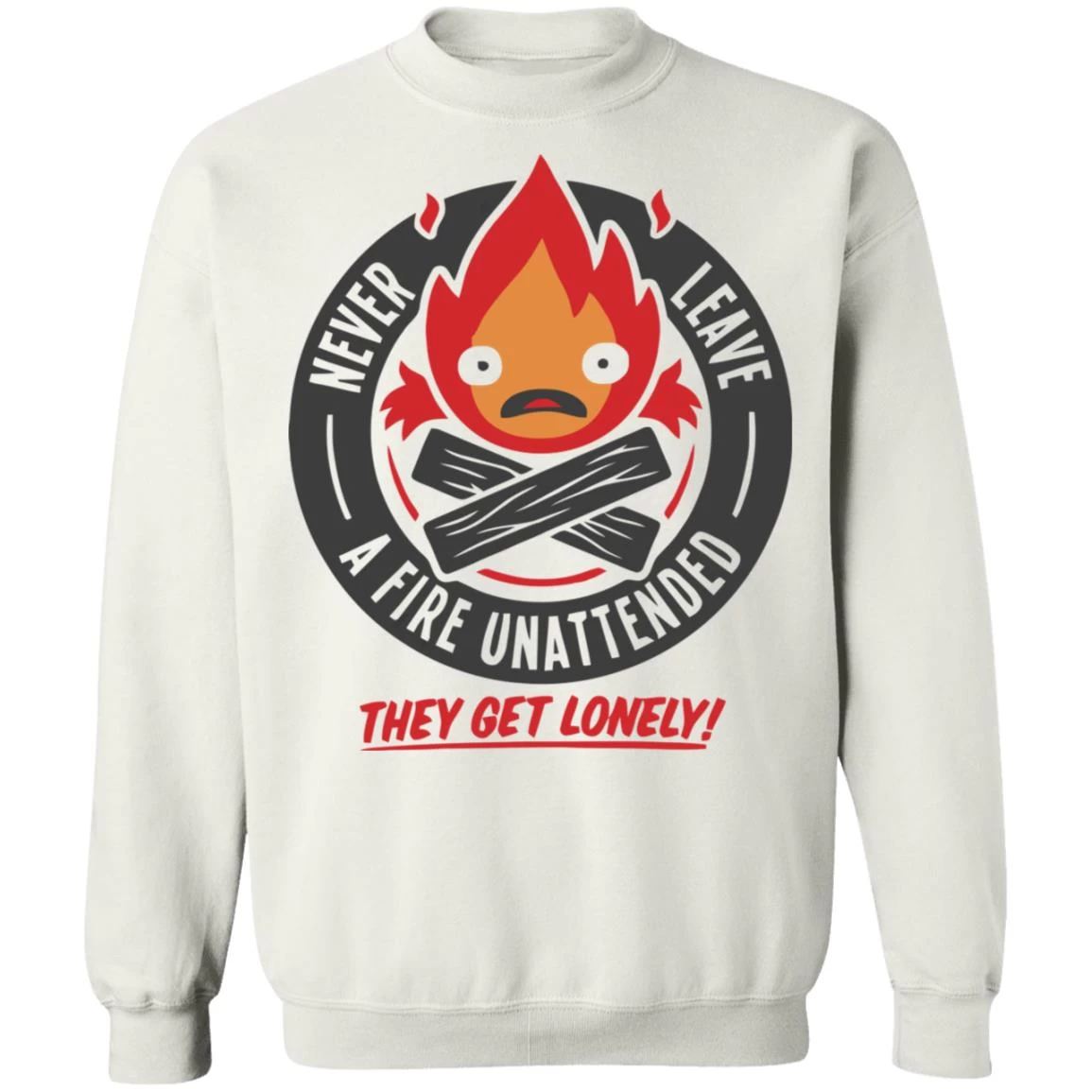 Howl’s Moving Castle – Never Leave A Fire Sweatshirt 12 Howl’s Moving Castle – Never Leave A Fire Sweatshirt - Image 10