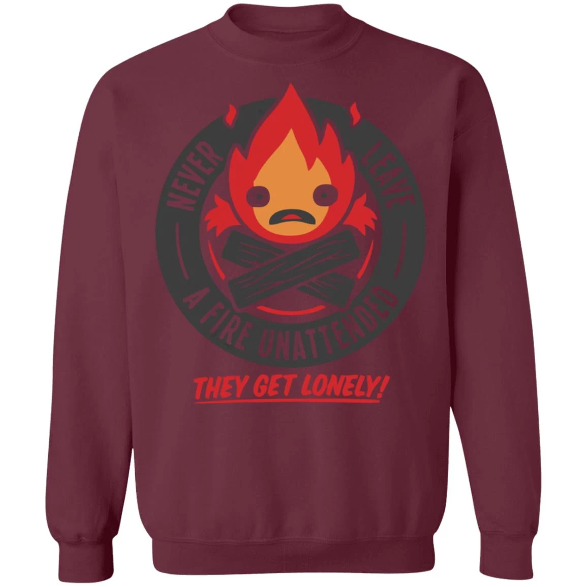 Howl’s Moving Castle – Never Leave A Fire Sweatshirt 14 Howl’s Moving Castle – Never Leave A Fire Sweatshirt - Image 12