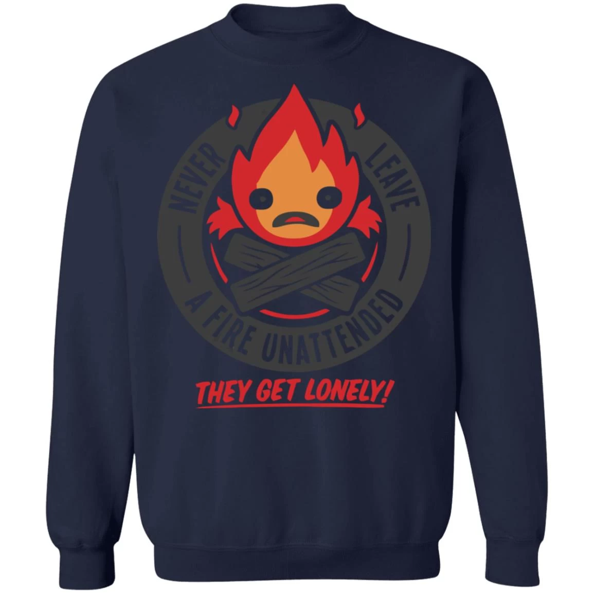 Howl’s Moving Castle – Never Leave A Fire Sweatshirt 15 Howl’s Moving Castle – Never Leave A Fire Sweatshirt - Image 13