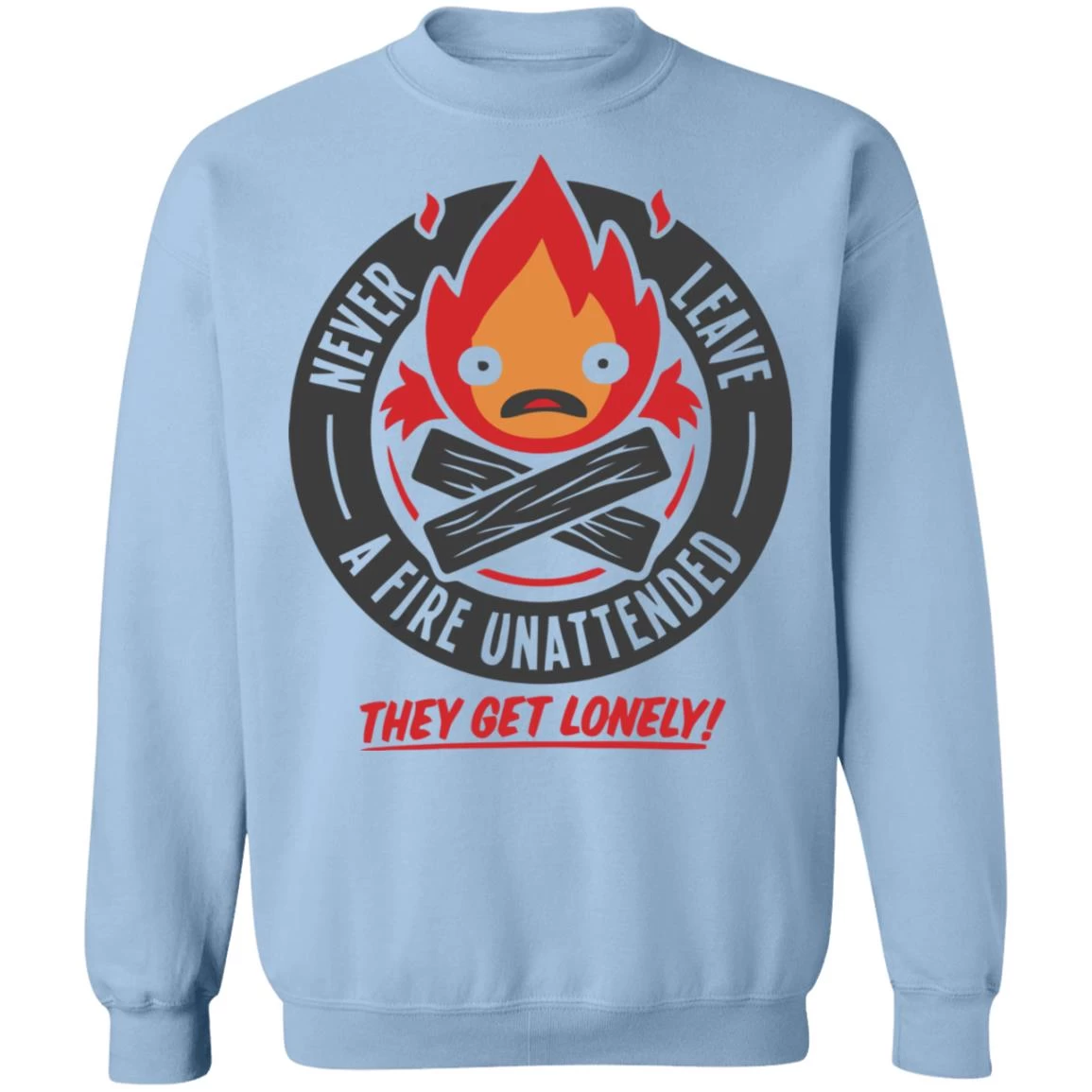 Howl’s Moving Castle – Never Leave A Fire Sweatshirt 18 Howl’s Moving Castle – Never Leave A Fire Sweatshirt - Image 16