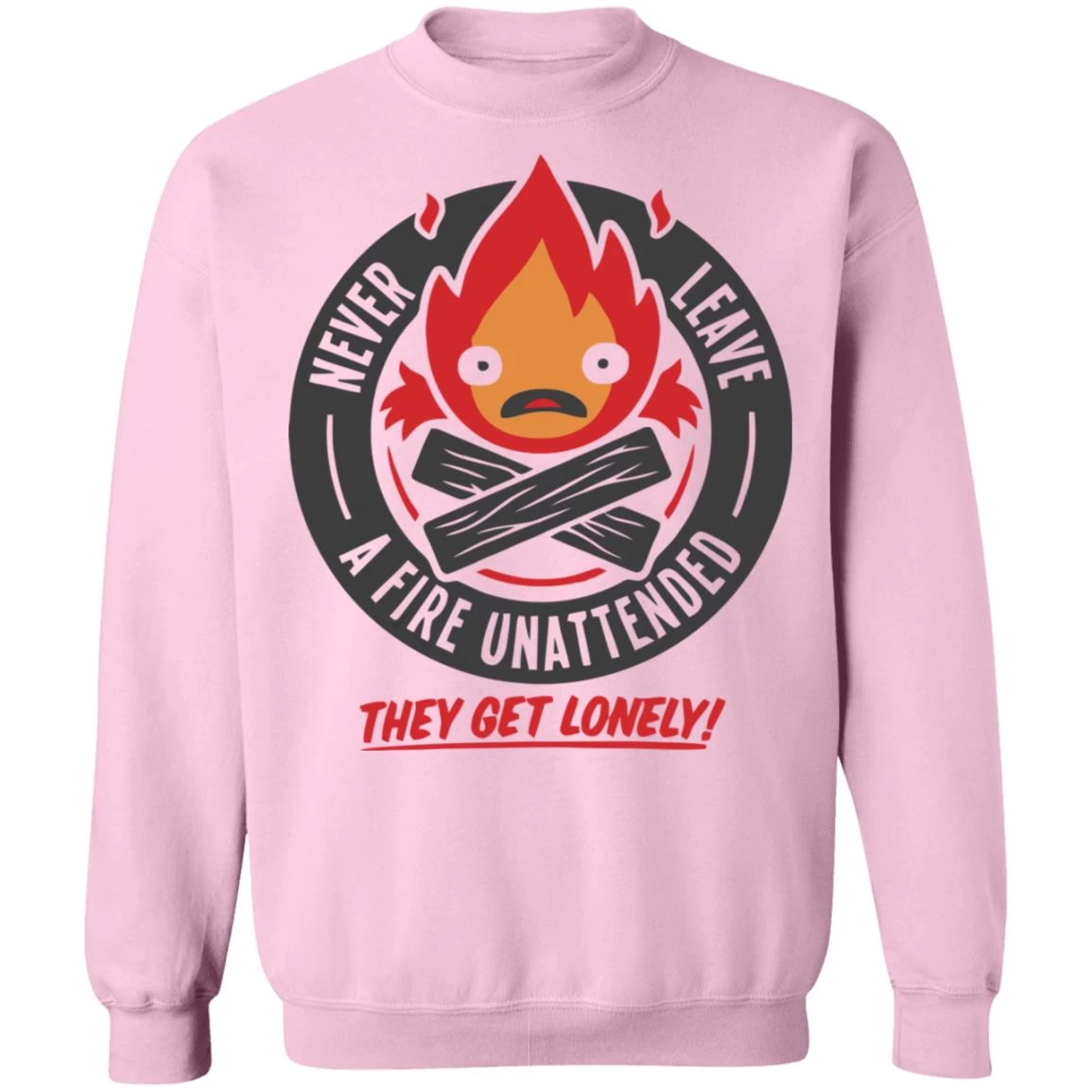 Howl’s Moving Castle – Never Leave A Fire Sweatshirt 10 Howl’s Moving Castle – Never Leave A Fire Sweatshirt - Image 8