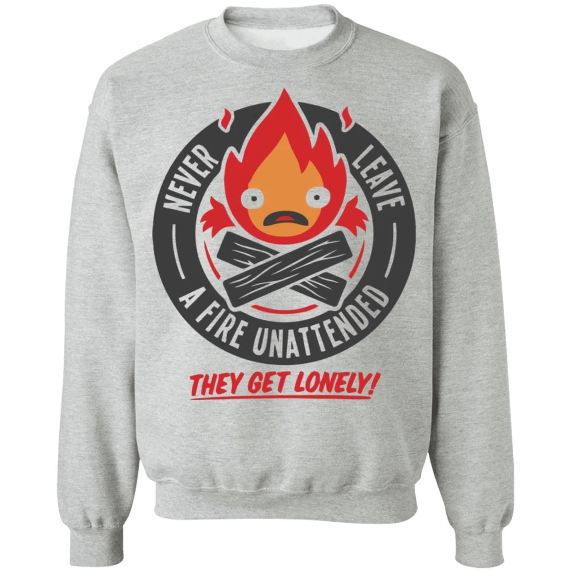Howl’s Moving Castle – Never Leave A Fire Sweatshirt 11 Howl’s Moving Castle – Never Leave A Fire Sweatshirt - Image 9