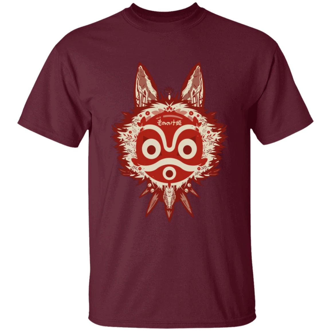 Princess Mononoke Mask T Shirt Unisex 7 Princess Mononoke Mask T Shirt Unisex - Image 5