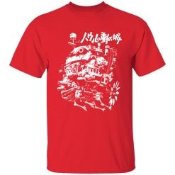 Howl’s Castle In Black And White T Shirt -Ghibli Shop redirect12132020071224 7 1