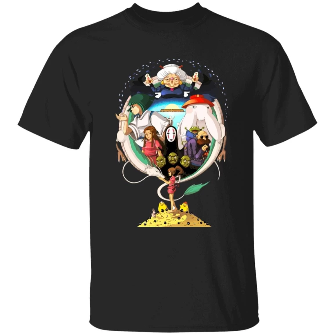 Spirited Away Characters Compilation T Shirt Unisex 13 Spirited Away Characters Compilation T Shirt Unisex - Image 11