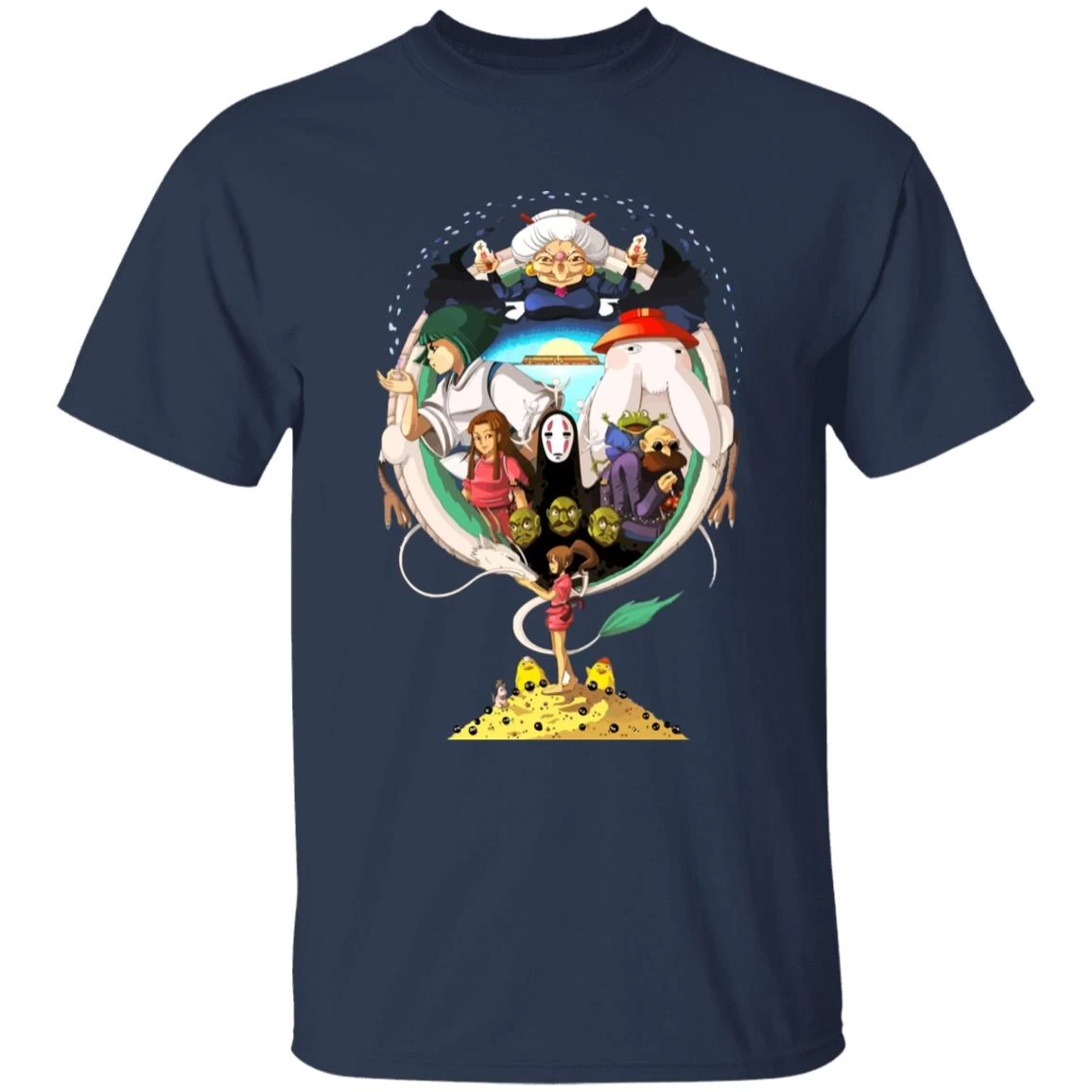 Spirited Away Characters Compilation T Shirt Unisex 17 Spirited Away Characters Compilation T Shirt Unisex - Image 15