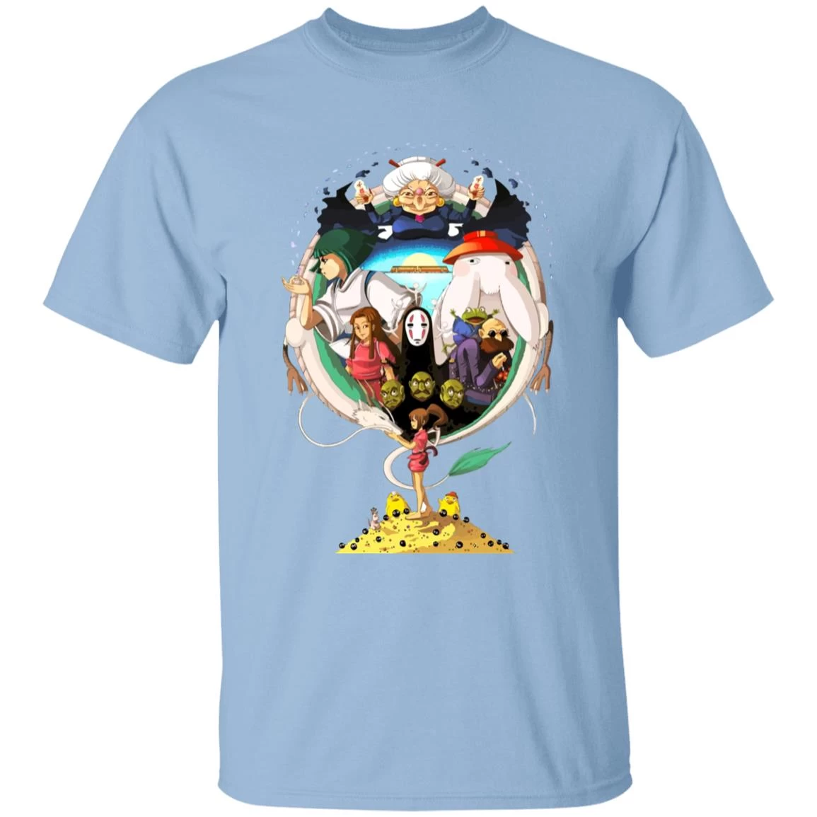 Spirited Away Characters Compilation T Shirt Unisex 11 Spirited Away Characters Compilation T Shirt Unisex - Image 9
