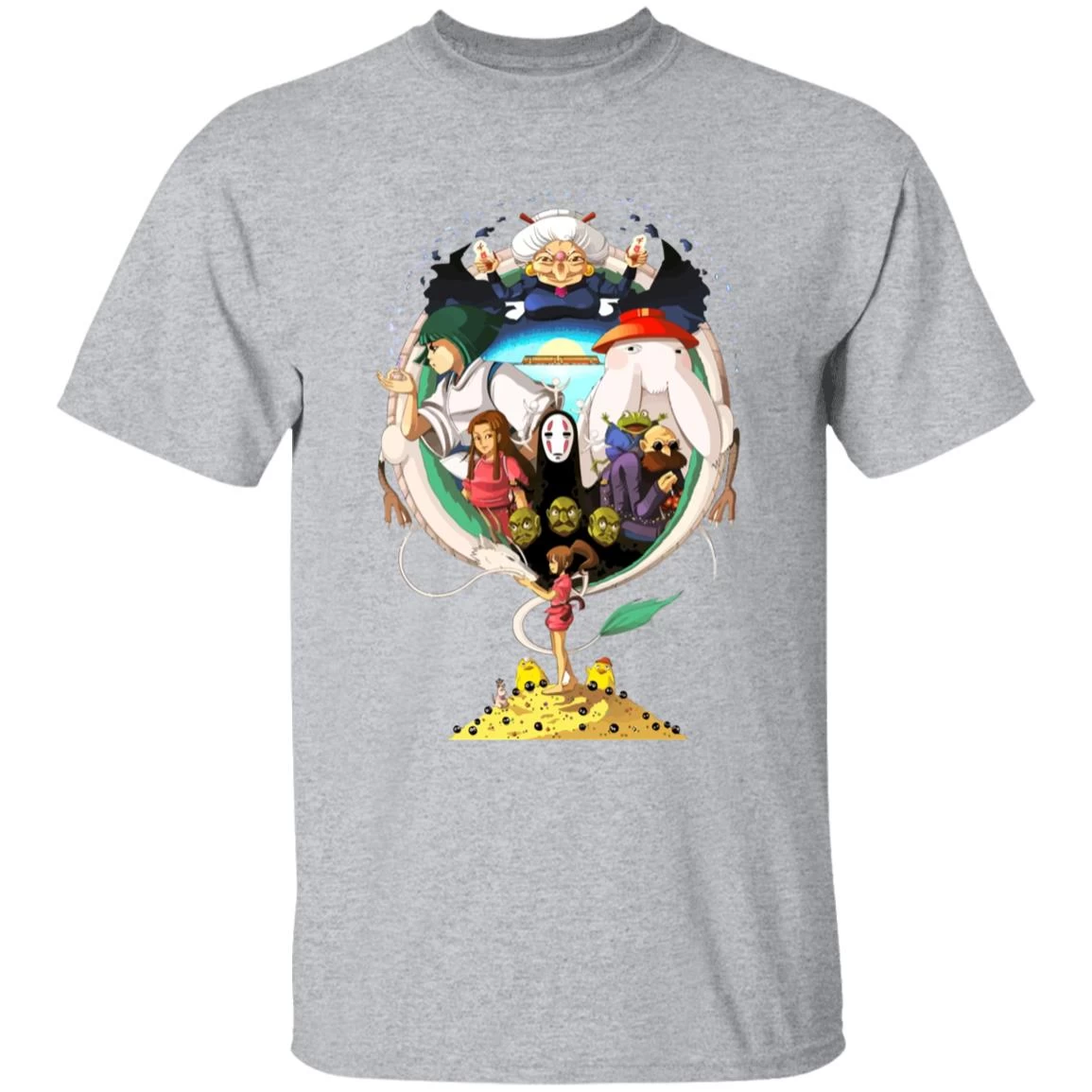 Spirited Away Characters Compilation T Shirt Unisex 19 Spirited Away Characters Compilation T Shirt Unisex - Image 17