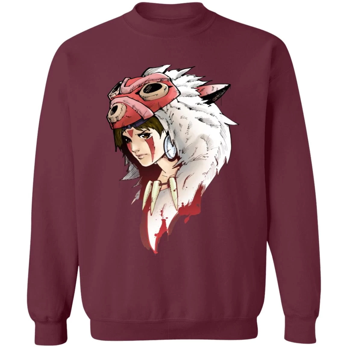 Angry Princess Mononoke Sweatshirt 6 Angry Princess Mononoke Sweatshirt - Image 4