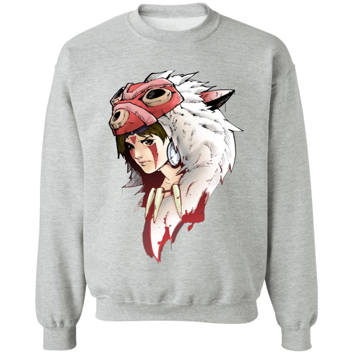 Angry Princess Mononoke Sweatshirt 19 Angry Princess Mononoke Sweatshirt - Image 17
