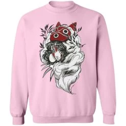 Princess Mononoke Black And White Fanart Sweatshirt 32 Princess Mononoke Black And White Fanart Sweatshirt -Ghibli Shop redirect12132021041208 4 1