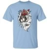 Princess Mononoke Black And White Fanart T Shirt -Ghibli Shop redirect12132021041233