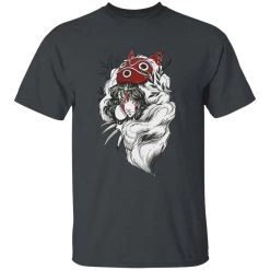 Princess Mononoke Black And White Fanart T Shirt -Ghibli Shop redirect12132021041233 3 1
