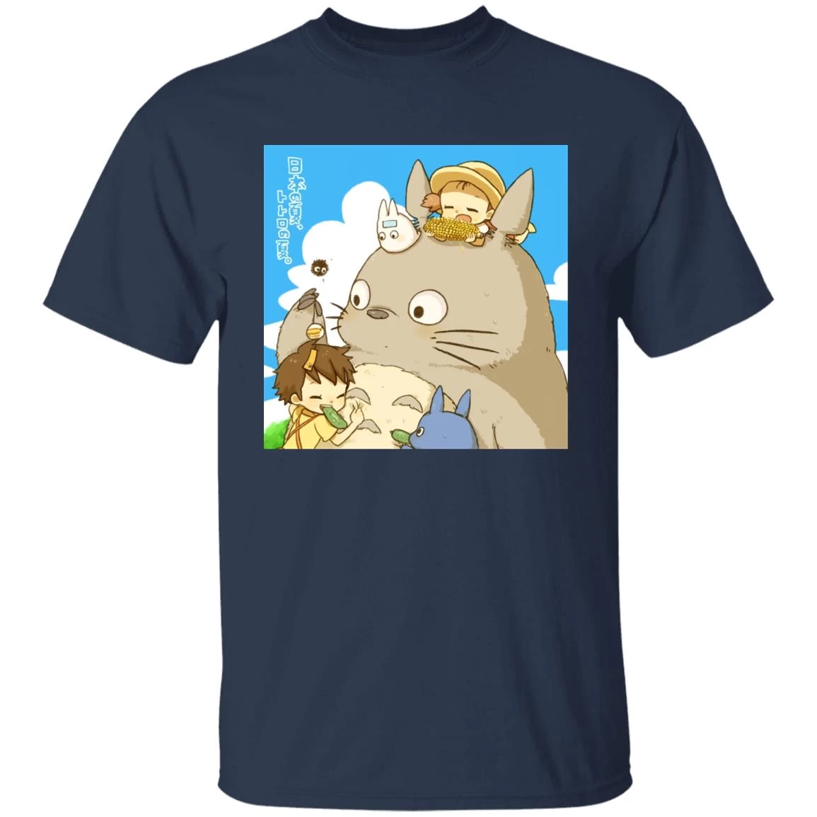 Totoro Family And Friends T Shirt 17 Totoro Family And Friends T Shirt - Image 15