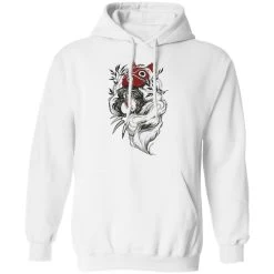 Princess Mononoke Black And White Fanart Hoodie -Ghibli Shop redirect12132021041256 1 1