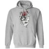 Princess Mononoke Black And White Fanart Hoodie 1 Princess Mononoke Black And White Fanart Hoodie -Ghibli Shop redirect12132021041256