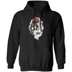 Princess Mononoke Black And White Fanart Hoodie -Ghibli Shop redirect12132021041256 2