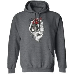Princess Mononoke Black And White Fanart Hoodie -Ghibli Shop redirect12132021041256 4 1