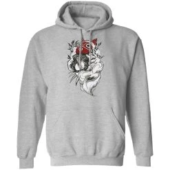 Princess Mononoke Black And White Fanart Hoodie -Ghibli Shop redirect12132021041256 9