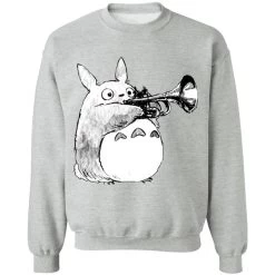 Totoro And The Trumpet Sweatshirt 27 Totoro And The Trumpet Sweatshirt -Ghibli Shop redirect12142020111228