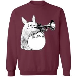 Totoro And The Trumpet Sweatshirt 21 Totoro And The Trumpet Sweatshirt -Ghibli Shop redirect12142020111229