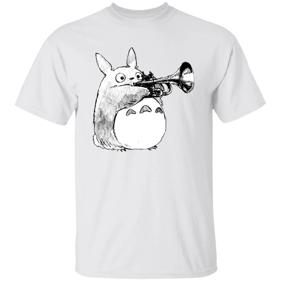 Totoro And The Trumpet T Shirt 3 Totoro And The Trumpet T Shirt