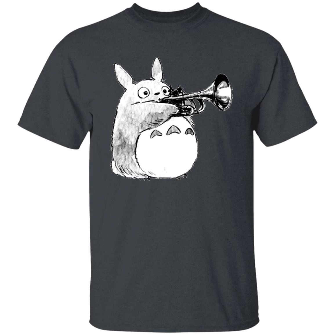 Totoro And The Trumpet T Shirt 5 Totoro And The Trumpet T Shirt - Image 3
